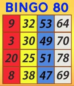 80 Ball Bingo